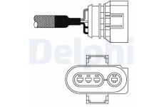 Lambda sonda DELPHI ES10979-12B1