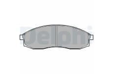 Sada brzdových destiček, kotoučová brzda DELPHI LP1013