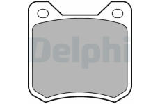 Sada brzdových destiček, kotoučová brzda DELPHI LP105