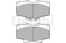Sada brzdových destiček, kotoučová brzda DELPHI LP1070