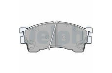 Sada brzdových destiček, kotoučová brzda DELPHI LP1076