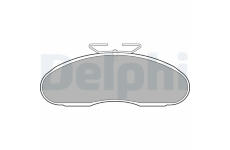 Sada brzdových destiček, kotoučová brzda DELPHI LP1098