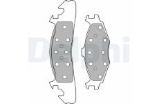 Sada brzdových destiček, kotoučová brzda DELPHI LP1163