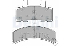 Sada brzdových destiček, kotoučová brzda DELPHI LP1167