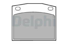 Sada brzdových destiček, kotoučová brzda DELPHI LP118