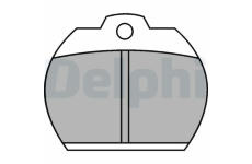 Sada brzdových destiček, kotoučová brzda DELPHI LP119