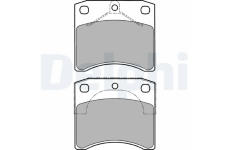 Sada brzdových destiček, kotoučová brzda DELPHI LP1206