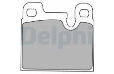 Sada brzdových destiček, kotoučová brzda DELPHI LP1230