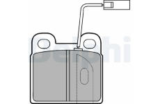 Sada brzdových destiček, kotoučová brzda DELPHI LP1384