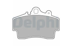 Sada brzdových destiček, kotoučová brzda DELPHI LP1411