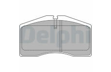 Sada brzdových destiček, kotoučová brzda DELPHI LP1428