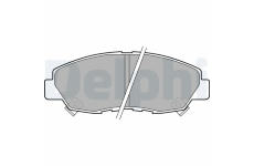 Sada brzdových destiček, kotoučová brzda DELPHI LP1449