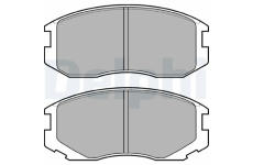Sada brzdových destiček, kotoučová brzda DELPHI LP1594