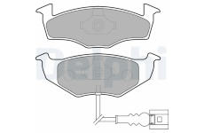 Sada brzdových platničiek kotúčovej brzdy DELPHI LP1709