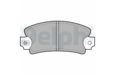 Sada brzdových destiček, kotoučová brzda DELPHI LP171