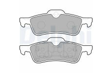 Sada brzdových destiček, kotoučová brzda DELPHI LP1712