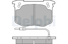 Sada brzdových destiček, kotoučová brzda DELPHI LP175