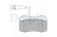 Sada brzdových platničiek kotúčovej brzdy DELPHI LP1753