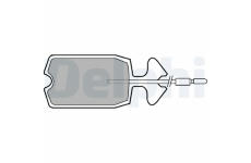 Sada brzdových destiček, kotoučová brzda DELPHI LP176