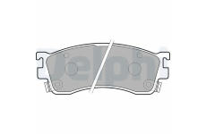 Sada brzdových destiček, parkovací brzda DELPHI LP1764