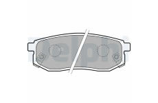 Sada brzdových destiček, kotoučová brzda DELPHI LP1771