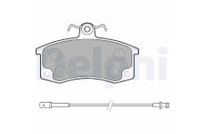 Sada brzdových destiček, kotoučová brzda DELPHI LP1800