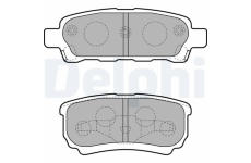 Sada brzdových destiček, kotoučová brzda DELPHI LP1852