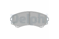 Sada brzdových destiček, kotoučová brzda DELPHI LP1909