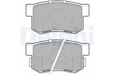 Sada brzdových destiček, kotoučová brzda DELPHI LP1972