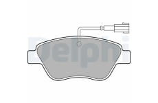 Sada brzdových destiček, kotoučová brzda DELPHI LP2015
