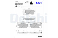 Sada brzdových destiček, kotoučová brzda DELPHI LP2050
