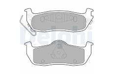Sada brzdových destiček, kotoučová brzda DELPHI LP2109