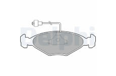 Sada brzdových destiček, kotoučová brzda DELPHI LP212