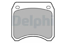 Sada brzdových destiček, kotoučová brzda DELPHI LP22