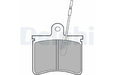 Sada brzdových destiček, kotoučová brzda DELPHI LP228