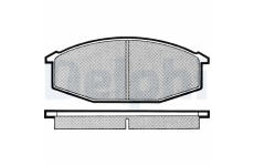 Sada brzdových destiček, parkovací brzda DELPHI LP230