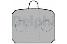 Sada brzdových destiček, kotoučová brzda DELPHI LP235