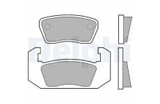 Sada brzdových destiček, kotoučová brzda DELPHI LP25