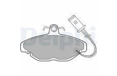 Sada brzdových destiček, kotoučová brzda DELPHI LP254