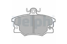 Sada brzdových destiček, kotoučová brzda DELPHI LP275