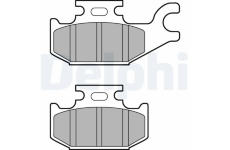 Sada brzdových destiček, kotoučová brzda DELPHI LP3191