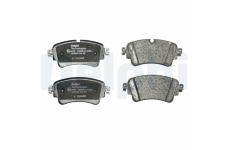 Sada brzdových platničiek kotúčovej brzdy DELPHI LP3240