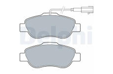 Sada brzdových platničiek kotúčovej brzdy DELPHI LP3412