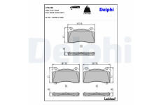Sada brzdových destiček, kotoučová brzda DELPHI LP3436