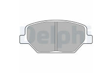 Sada brzdových destiček, kotoučová brzda DELPHI LP3474