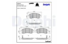 Sada brzdových platničiek kotúčovej brzdy DELPHI LP3571