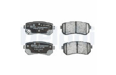 Sada brzdových destiček, kotoučová brzda DELPHI LP3576