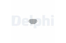 Sada brzdových destiček, kotoučová brzda DELPHI LP3580