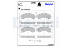 Sada brzdových platničiek, Parkovacia kotúčová brzda DELPHI LP3828