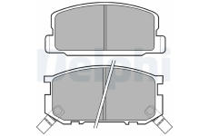 Sada brzdových destiček, kotoučová brzda DELPHI LP402